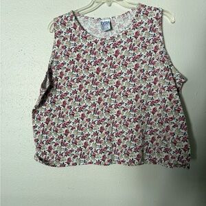 Floral Sleeveless Tank Top